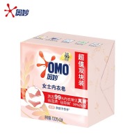 奥妙（OMO）洗衣皂清新除菌肥皂 奥妙米萃内衣皂100gx2块装