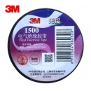 3M 1500# 无铅电工绝缘胶带 耐磨防潮耐酸碱 黑色 1卷装