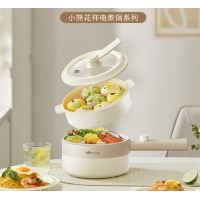 小熊（Bear）电煮锅多功能多用途DRG-F16Q2 1.6L煮锅配1.5L蒸笼