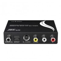 迈拓维矩（MT-viki）HDMI转AV转换器 av转hdmi高清1080P同轴光纤3RCA音视频笔记本台式电脑连接显示器电视投影仪转接头 MT-HAV13 HDMI转AV/S端子 音频光纤