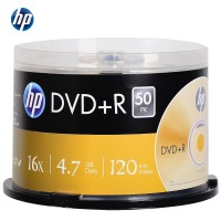 惠普（HP）DVD+R光盘 刻录盘 空白光盘 光碟16速4.7GB 办公系列 桶装50片