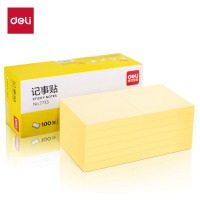 得力（deli）12本黄色便利贴粘性便签纸 76*76mm备忘留言纸/记事贴 办公用品 7