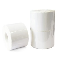 TSC专用标签纸 亮白PET 不干胶标签 条码机打印纸 70mm*40mm*1000张