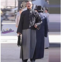 国标 长衫马褂175cm 棕色/蓝色