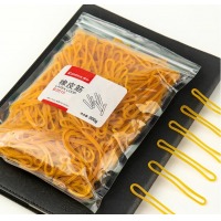 齐心 B3515 橡皮筋（吊挂装200g）黄色