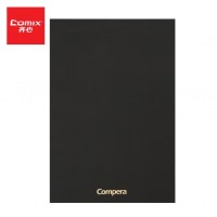 齐心 C8204 Compera 商务拍纸本（方格）A4 80张 黑