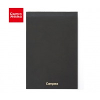 齐心 C8205 Compera 商务拍纸本（方格）B5 80张 黑