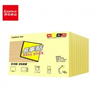 齐心 D5003 强力系列易事贴 3X4英寸 黄 12本装