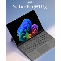 微软Surface Pro 11 16G+512G  铂金色（键盘、数控笔）