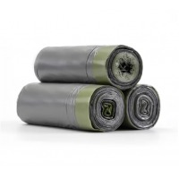齐心 L226 抽绳垃圾袋45*50cm 银(1set=3卷 30PCS/卷）
