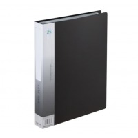 齐心 NF60AK 办公必备资料册 A4 60袋 黑 6个装