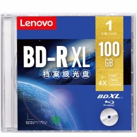 联想（Lenovo）BD-R XL 100GB 蓝光光盘/刻录盘 可打印 单片盒装