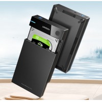 绿联US222 USB3.0硬盘盒，支持2.5寸/3.5寸SATA硬盘