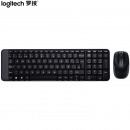 罗技（Logitech）MK220无线键鼠套装 无线鼠标键盘套装办公键鼠 台式笔记本电脑办公键鼠套装无线薄膜 简约紧凑设计 黑色