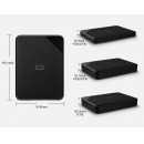 西部数据（WD）5TB 移动硬盘 USB3.0 SE系列 2.5英寸 机械硬盘 大容量 手机笔记本电脑外接 外置存储办公