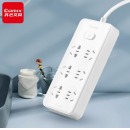 齐心 PCP-WZ628 延长线插座 6位30孔 总控全长3.0米 白