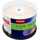 联想（Lenovo）DVD-R 光盘/刻录盘 16速4.7GB 台产档案系列 桶装50片 空白光盘