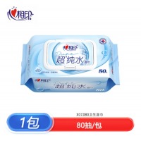 心相印 EDI超纯水湿巾 80片装 无香不含酒精
