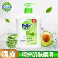 滴露（Dettol）健康抑菌洗手液500g家用除菌呵护全家有效抑菌99%易冲洗沁香怡人 绿