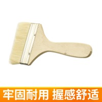 德岐 长柄优质羊毛刷 清洁工具刷 涂料油漆软毛刷 3寸