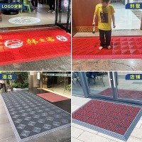 室外入户门防滑地垫（三刷）灰块灰刷【升级款】 150*195CM