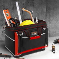 德力西电气（DELIXI ELECTRIC）工具包结实耐用多功能维修帆布电工专用收纳包男加
