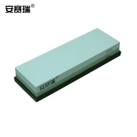 安赛瑞 双面磨刀石 磨刀油石 白刚玉 双面磨刀石 400#/1000# 7J00205