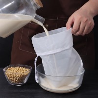 拜杰（Baijie）纱布过滤网豆浆过滤网挤馅袋隔渣布厨房筛中药过滤袋挤水器 1只20*30