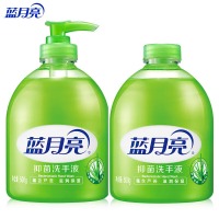蓝月亮洗手液 芦荟抑菌 清爽滋润 去油去腥 厨卫两用 芦荟抑菌500g*4瓶（2瓶+2瓶补