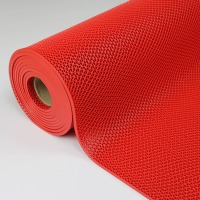 迪茵（DIYIN）红4.5mm厚1.2宽15米长 PVC镂空地垫防水门垫厕所入户门脚垫防滑垫