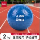得力 实心球2KG 蓝色