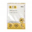晨光 活页芯替换内芯A5 100页20孔直线（极简）MPY9H26F