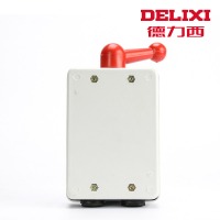 德力西电气倒顺开关 60A 220v 防水三相电动机和面机正反转开关 QS-60