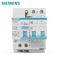 西门子(SIEMENS)空气开关 漏电保护断路器2P 20A 带漏保5SU93261CR2