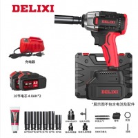 德力西（DELIXI）无刷电动扳手电动风炮汽修维修套装电动工具扳手手冲击扳手风炮 重载款1