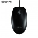 罗技（Logitech）M100r 有线鼠标 黑色