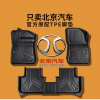 博士伦 TPE汽车脚垫 TPE+咖色美尼斯上层垫 厚1公分 顶奢级更舒适