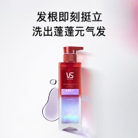 沙宣蓬蓬瓶无硅油蓬松洗发水男士女士蛋白强韧挺立洗发露500ml