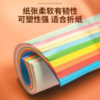 得力（deli）A4 70g深红色彩卡纸 100张/包7391