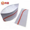 鸣固 厨师帽一次性帽子40顶/包