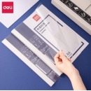 得力（deli） 热熔财务装订机 合同标书档案资料文件胶装机 (可装订50mm)高端热熔装订机 3882 (6mm 约36-50页)热熔封套十个装 3867