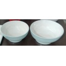 碗 定制 15直径 双色 白色/湖蓝 A8级 食品级密胺 激光刻字