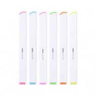 晨光 海盐色系优品软头荧光笔V-AHMU1602B 蓝色 1支