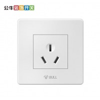 公牛（BULL） 公牛开关插座G07象牙白 三孔16A空调插座