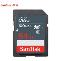 闪迪（SanDisk）64GB SD相机内存卡 C10 拍摄全高清视频 微单/单反数码相机