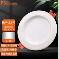 佛山照明 筒灯5W2.5寸白光