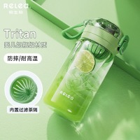 物生物（RELEA）水杯 青芜绿【带茶隔/耐高温】 450ml
