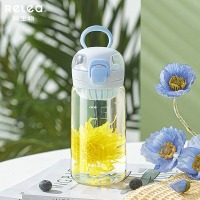 物生物（RELEA）水杯 晴空蓝【带茶隔/耐高温】 450ml