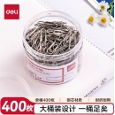 得力(deli)29mm大桶装镀镍回形针 400枚/筒 0037-D