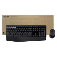 罗技（Logitech）MK346P无线键鼠套装 办公商用键盘鼠标套装 全尺寸键盘数字小键
